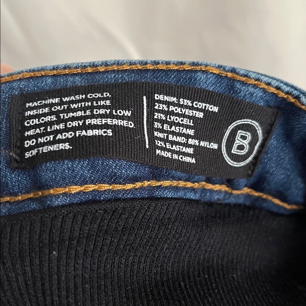 Blanqi Denim Maternity Belly Support Skinny Jeans 4 - Picture 4 of 4